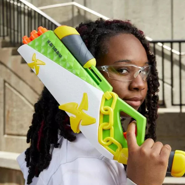 Nerf Roblox Ninja Legend Shadow Sensei Blaster Pump Action Toy Gun 6 Darts