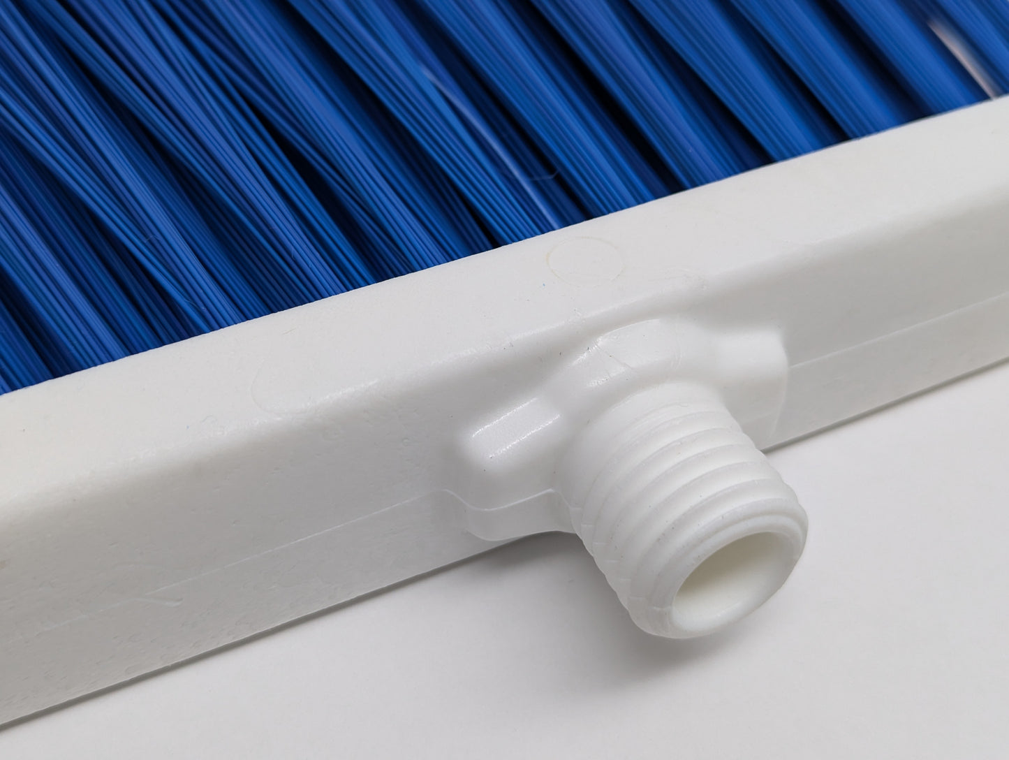 Universal Angle Broom Head Replacement Blue Strong Bristles Industrial-Grade