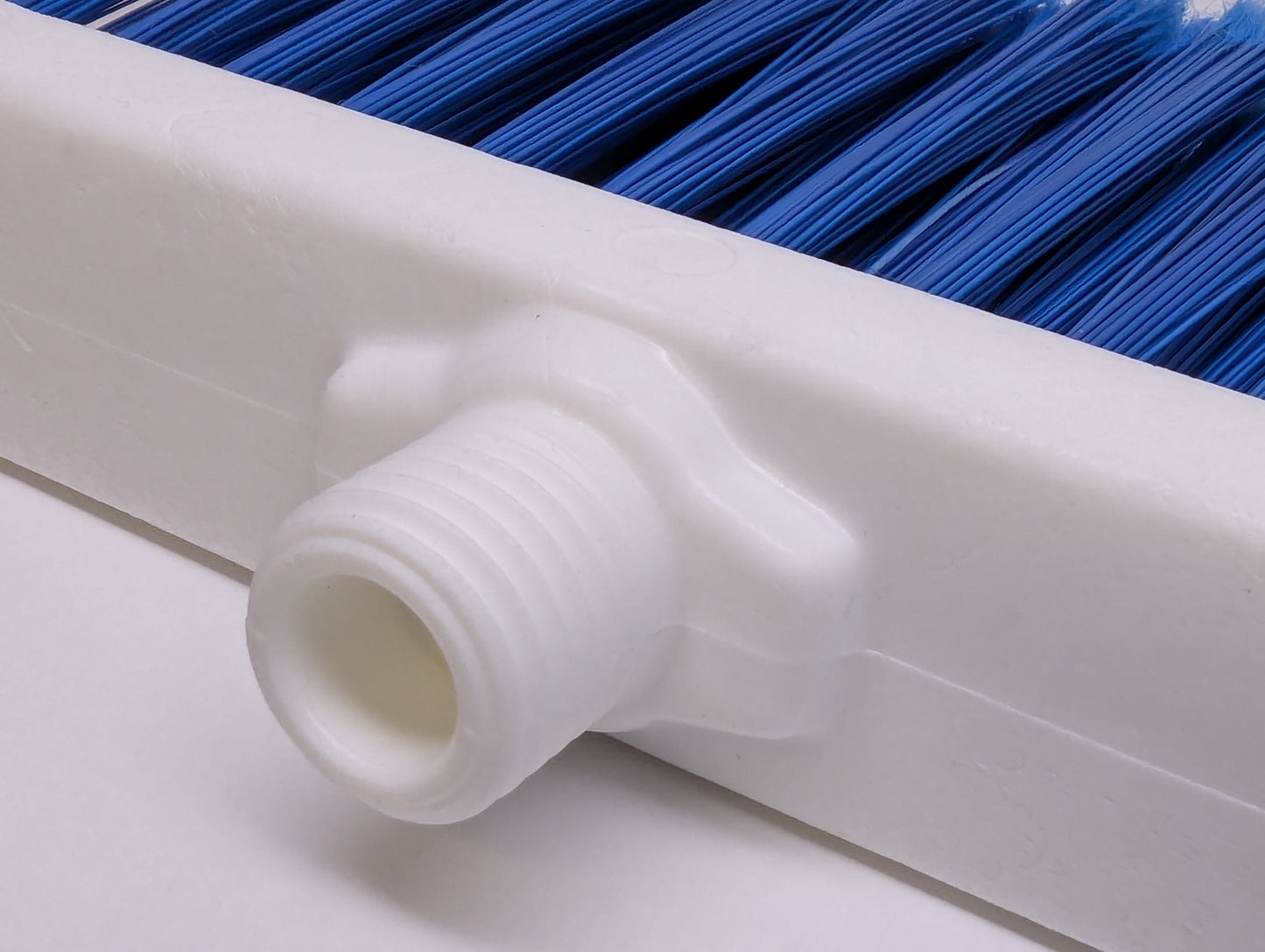 Universal Angle Broom Head Replacement Blue Strong Bristles Industrial-Grade