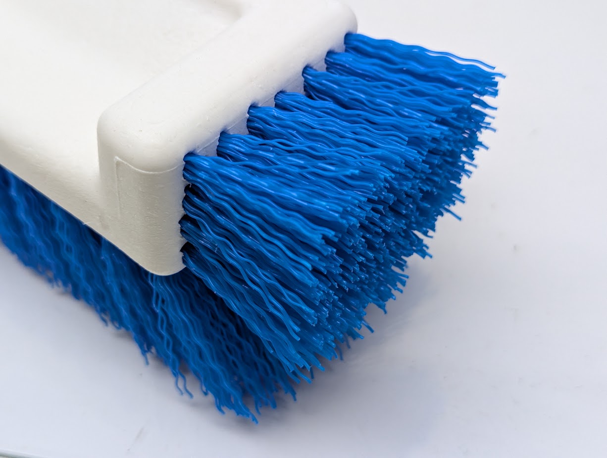 Ultra Heavy Duty Deck Scrub Cleaning Brush Blue Bristle Head Replacement