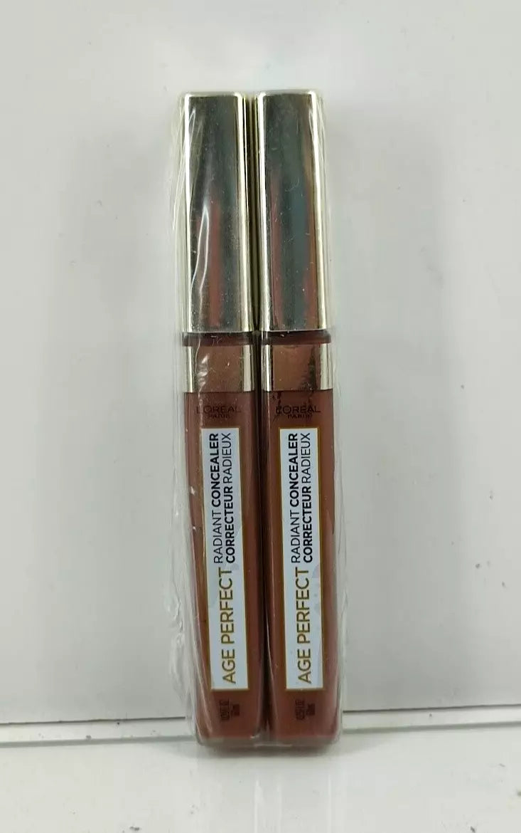 L'Oreal Paris Age Perfect Radiant Concealer Hydrating Glycerin, Espresso 2-Pack
