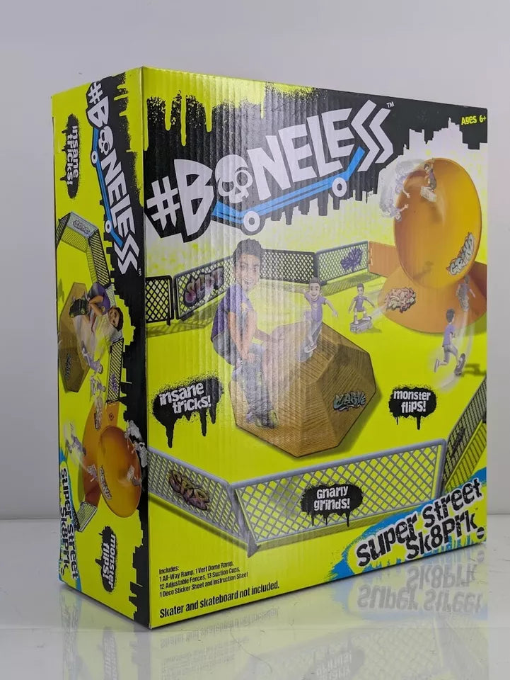 Boneless Super Street Sk8Prk Skater Park Ramp Vert Dome Fences Finger Toy Game