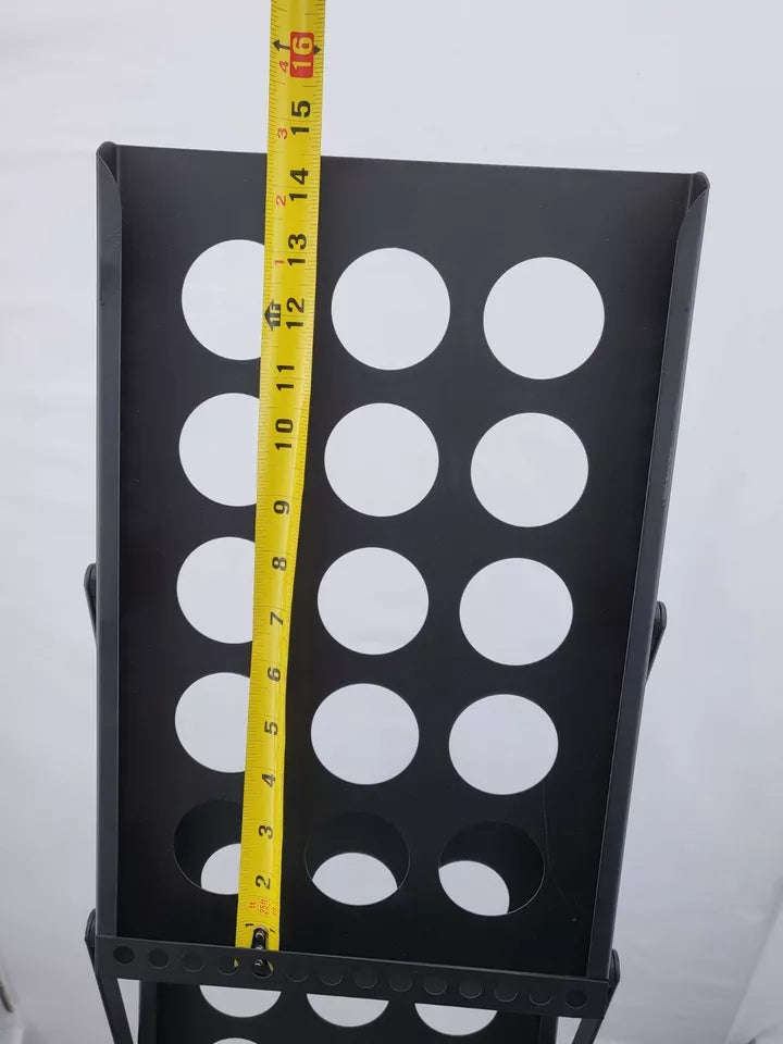4 Level 9"x12" Brochure Magazine Catalog Folding Trade Show Display Rack + Bag