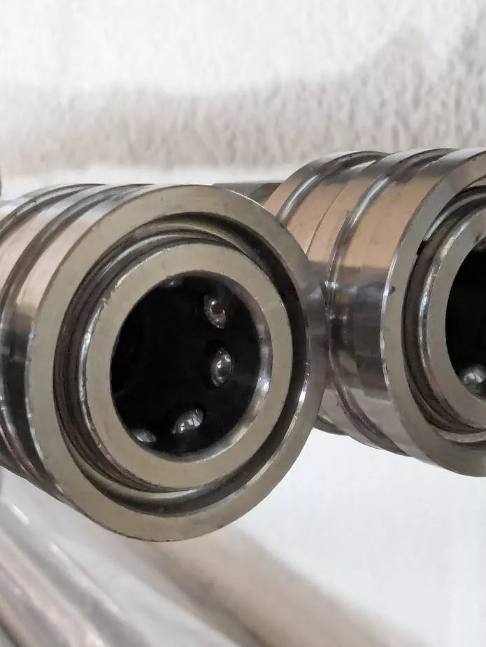 Pressure Washer Wand Extension 60" Long Stainless 1/4" Quick Connect Hookup Pack of 2