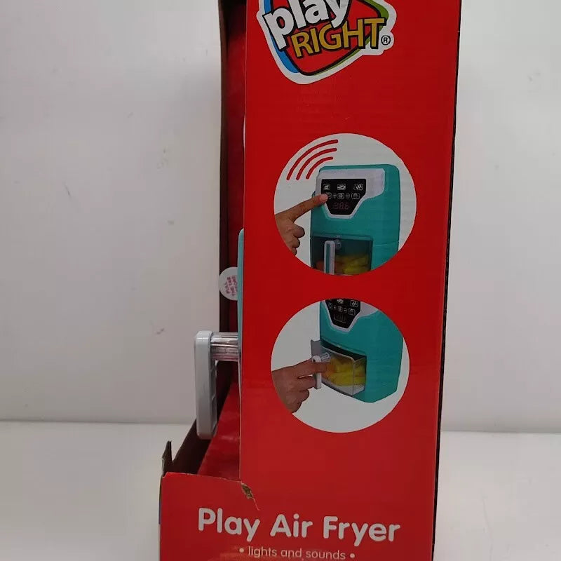 Play Right Kitchen Play Toys Light and Sound Air Fyer Chef Pretend 13 Pcs. 3+