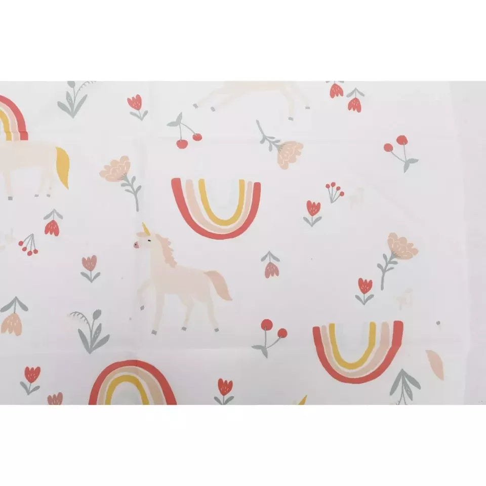 PillowFort Kids Play Indoor Tent Teepee Nook Pink Unicorn Rainbow + carrying bag
