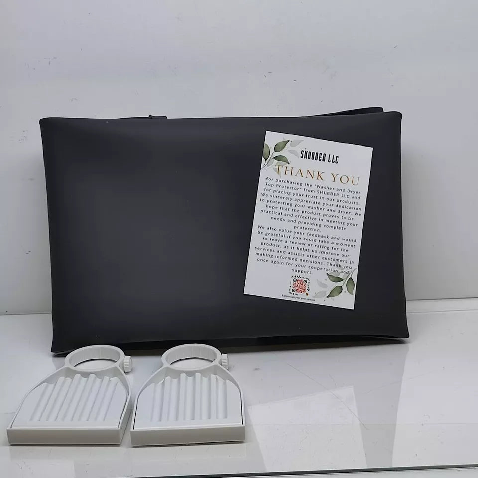 Washer and Dryer Covers 23.6''x 23.6'' Silicone Top Protector Mat Waterproof