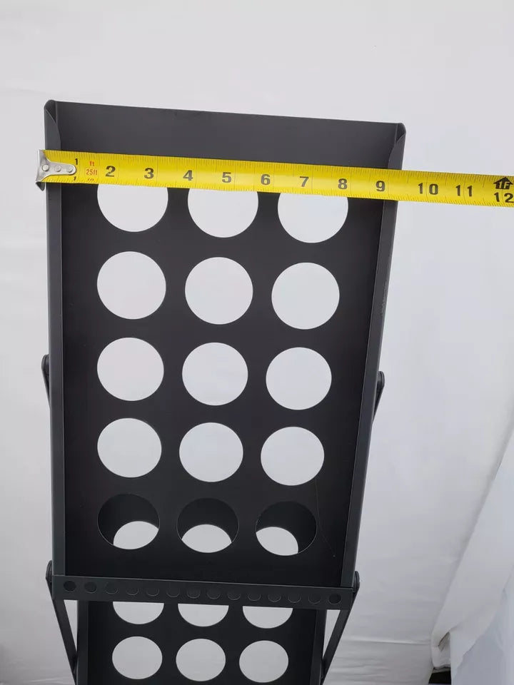 4 Level 9"x12" Brochure Magazine Catalog Folding Trade Show Display Rack + Bag