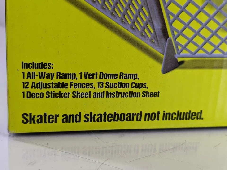 Boneless Super Street Sk8Prk Skater Park Ramp Vert Dome Fences Finger Toy Game