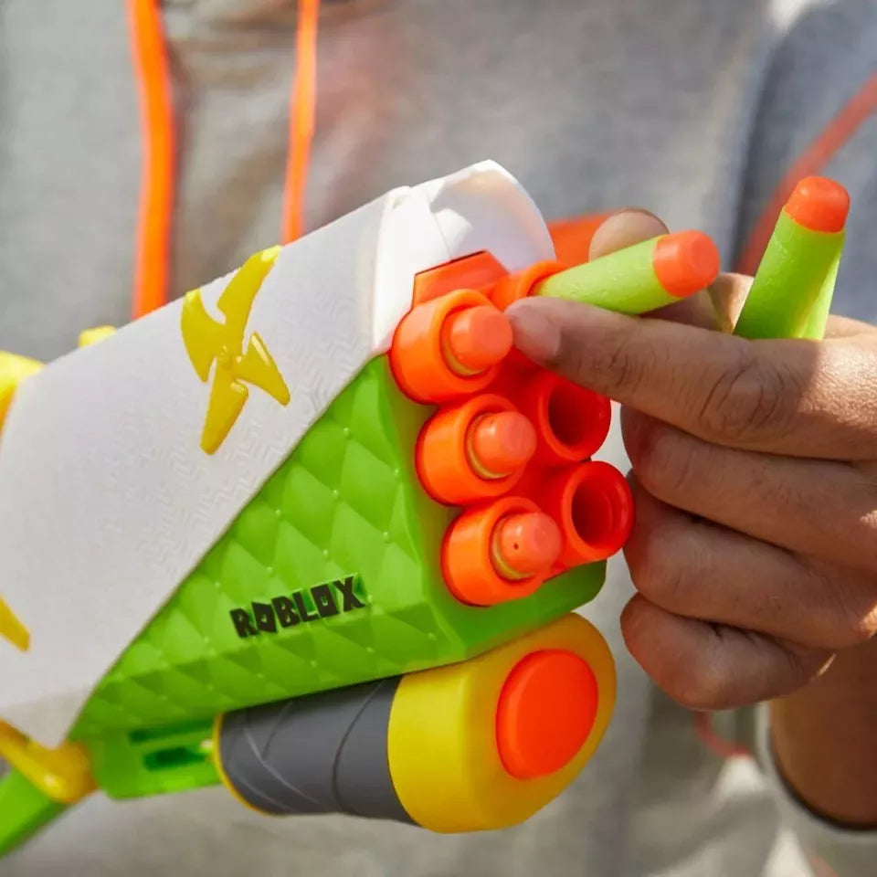 Nerf Roblox Ninja Legend Shadow Sensei Blaster Pump Action Toy Gun 6 Darts