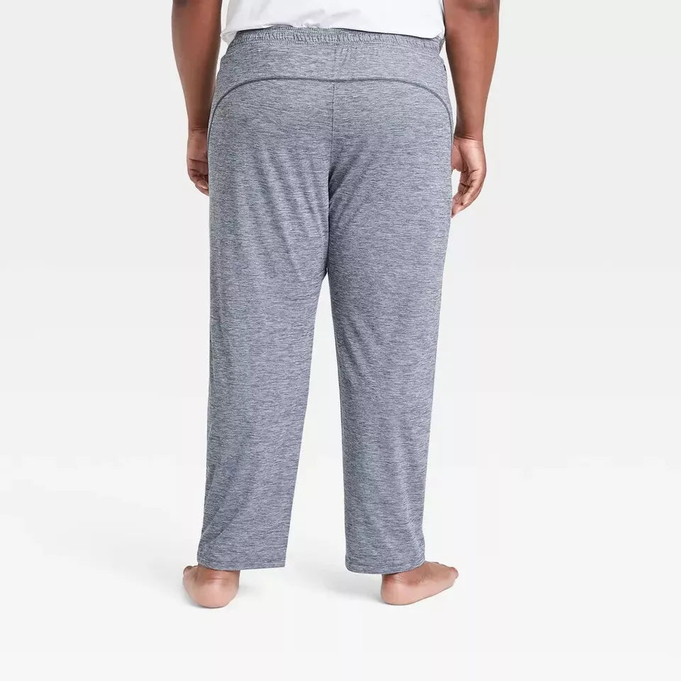 Men's Big Soft Stretch Tapered Joggers Sweat Pants All in Motion Dark Blue 2XL