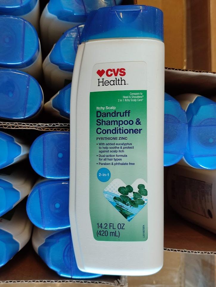 cvs health dandruff shampoo conditioner pyrithione zinc