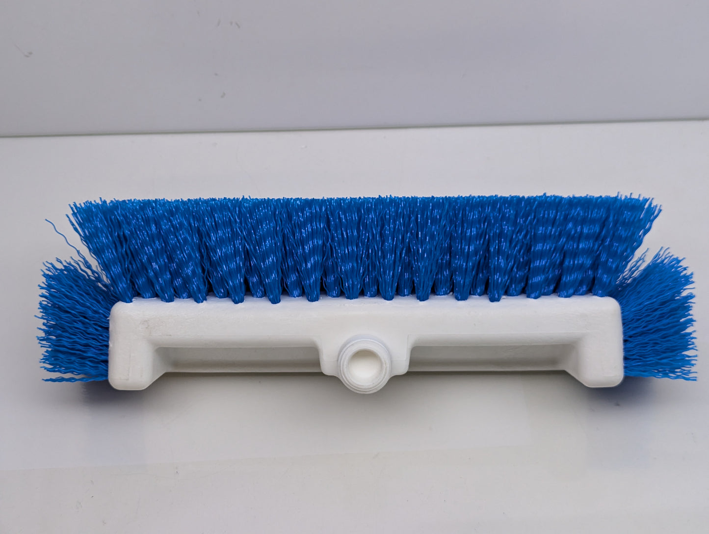 Lot of 6 Ultra Heavy Duty Deck Scrub Cleaning Brush Blue Bristle Head