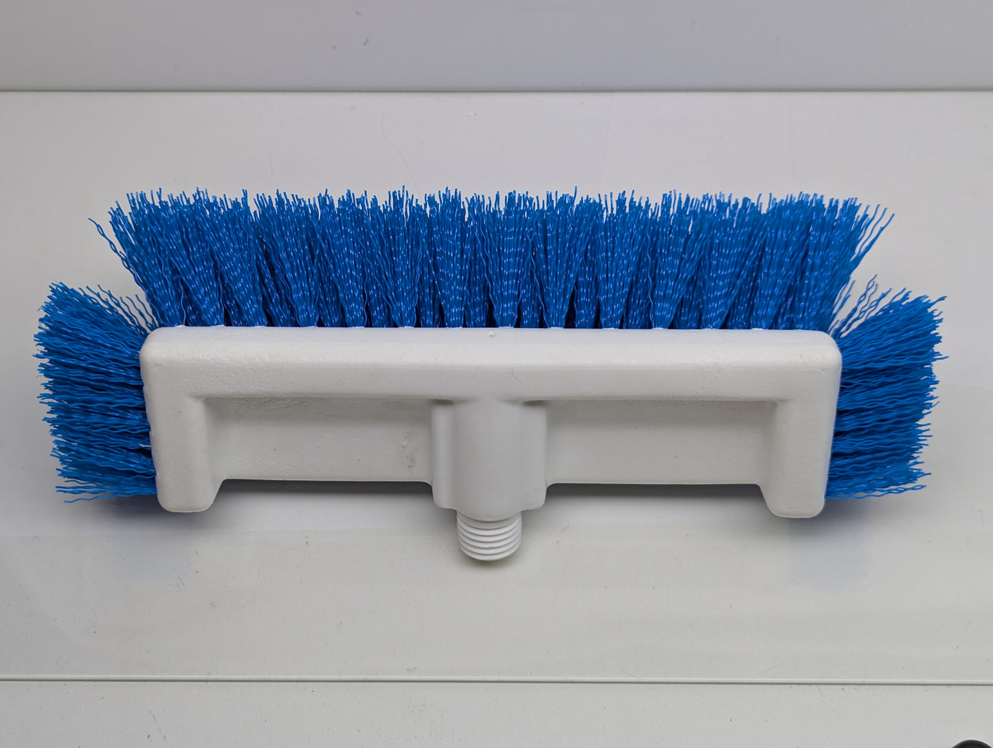 Lot of 6 Ultra Heavy Duty Deck Scrub Cleaning Brush Blue Bristle Head