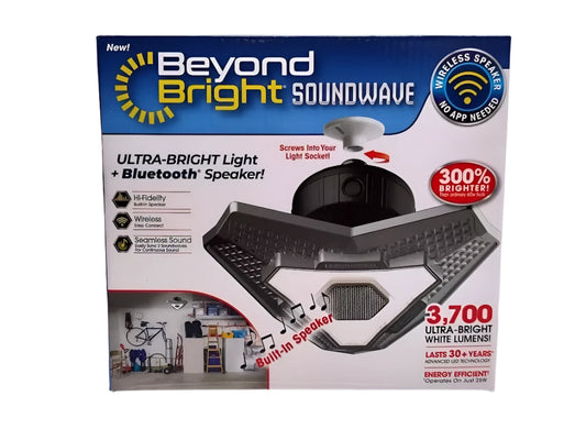 bluetooth light speaker beyond bright soundwave ultra wireless speaker no app screws in socket