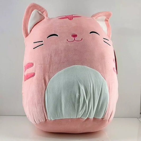 Squishmallows PAULITA 16" Pink Tabby Cat Soft Plush Large Genuine