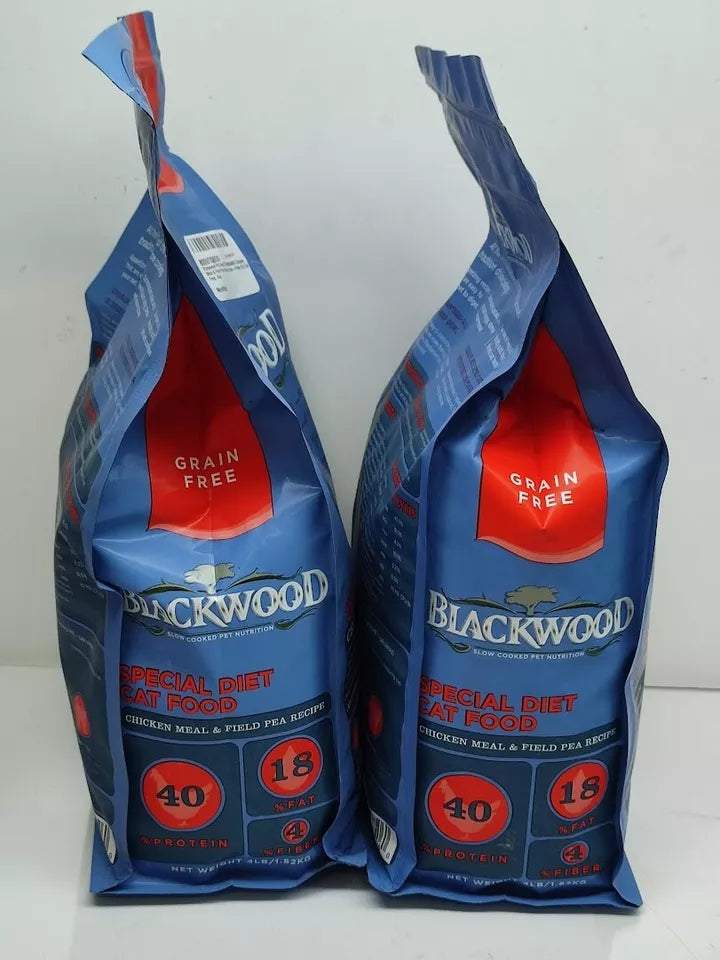 Blackwood Special Diet Cat Food Grain Free Chicken Meal & Pea Recipe 5lbs (Lot of 2)