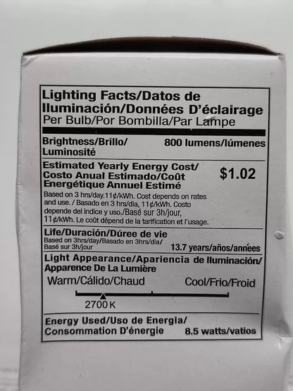 Ecosmart 60W Replacement 9W Bulb 800 Lumens 11,000 Hours Life 120V  Lot of 13