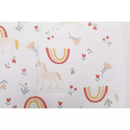 PillowFort Kids Play Indoor Tent Teepee Nook Pink Unicorn Rainbow + carrying bag