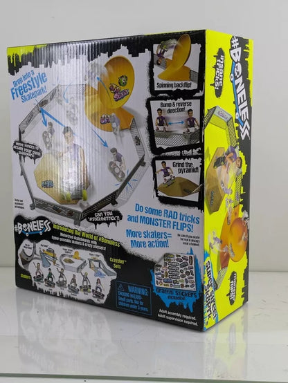 Boneless Super Street Sk8Prk Skater Park Ramp Vert Dome Fences Finger Toy Game