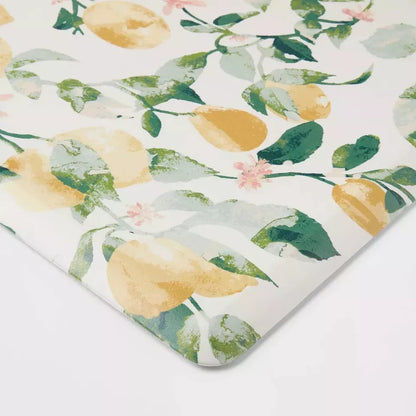 Lemons Kitchen Floor Runner 60x20in Cushion Mat Pad Soft Foam Anti Fatigue Slip