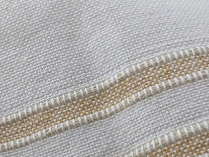 Hearth & Hand Magnolia Placemat Tick Stripe Pattern Table Setting Gold (6 pc box)