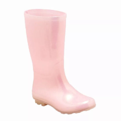 Cat & Jack Youth Girls Light Pink Cece Waterproof Pull-On Rain Boots Shoe Size 4