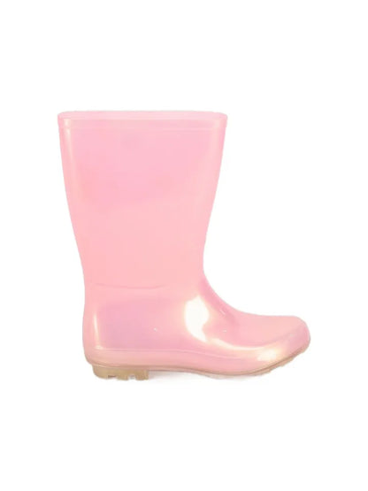 Cat & Jack Youth Girls Light Pink Cece Waterproof Pull-On Rain Boots Shoe Size 4