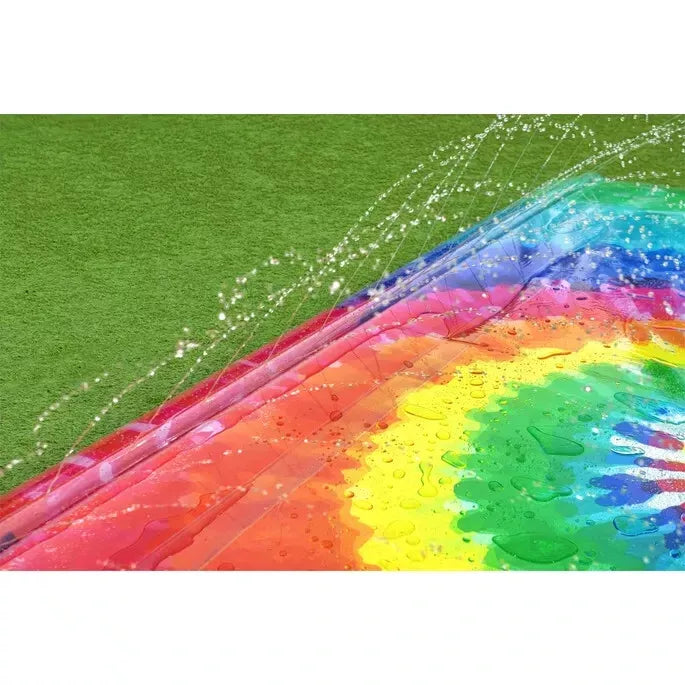 Bestway H2OGO! Tie Dye Blobz Water-Filled Splash Pad, 9’ 10” x 6' 7" Ages 3+