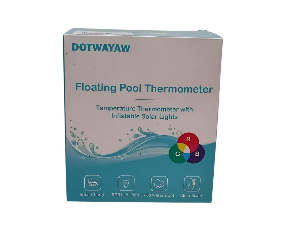 Floating pool thermometer