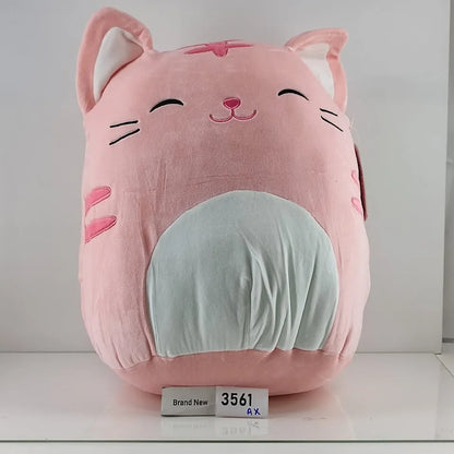 Squishmallows PAULITA 16" Pink Tabby Cat Soft Plush Large Genuine