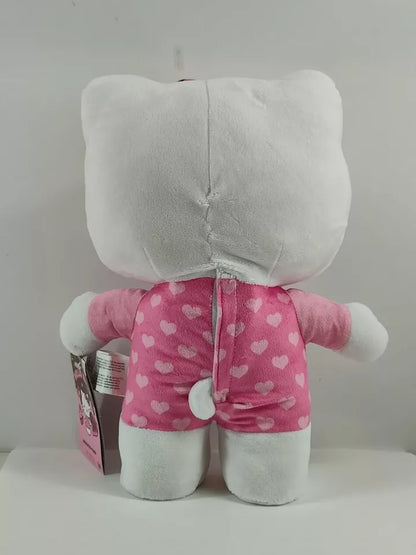 Hello Kitty Valentines Happy Shuffle Animated Plush Side Stepper Pink Heart