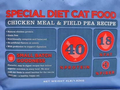 Blackwood Special Diet Cat Food Grain Free Chicken Meal & Pea Recipe 5lbs (Lot of 2)