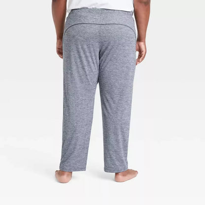 Men's Big Soft Stretch Tapered Joggers Sweat Pants All in Motion Dark Blue 2XL